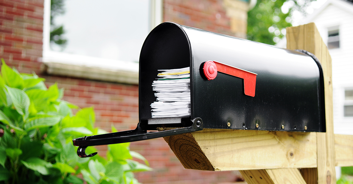 Full Mailbox Direct Mail