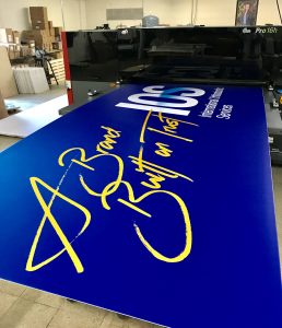 Example of large format printing