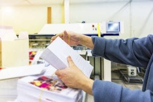 Commercial print bundling business direct mail
