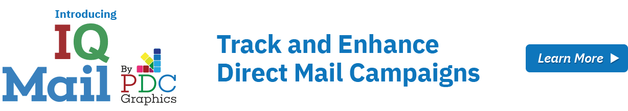 IQmail direct mail campaign tracking banner