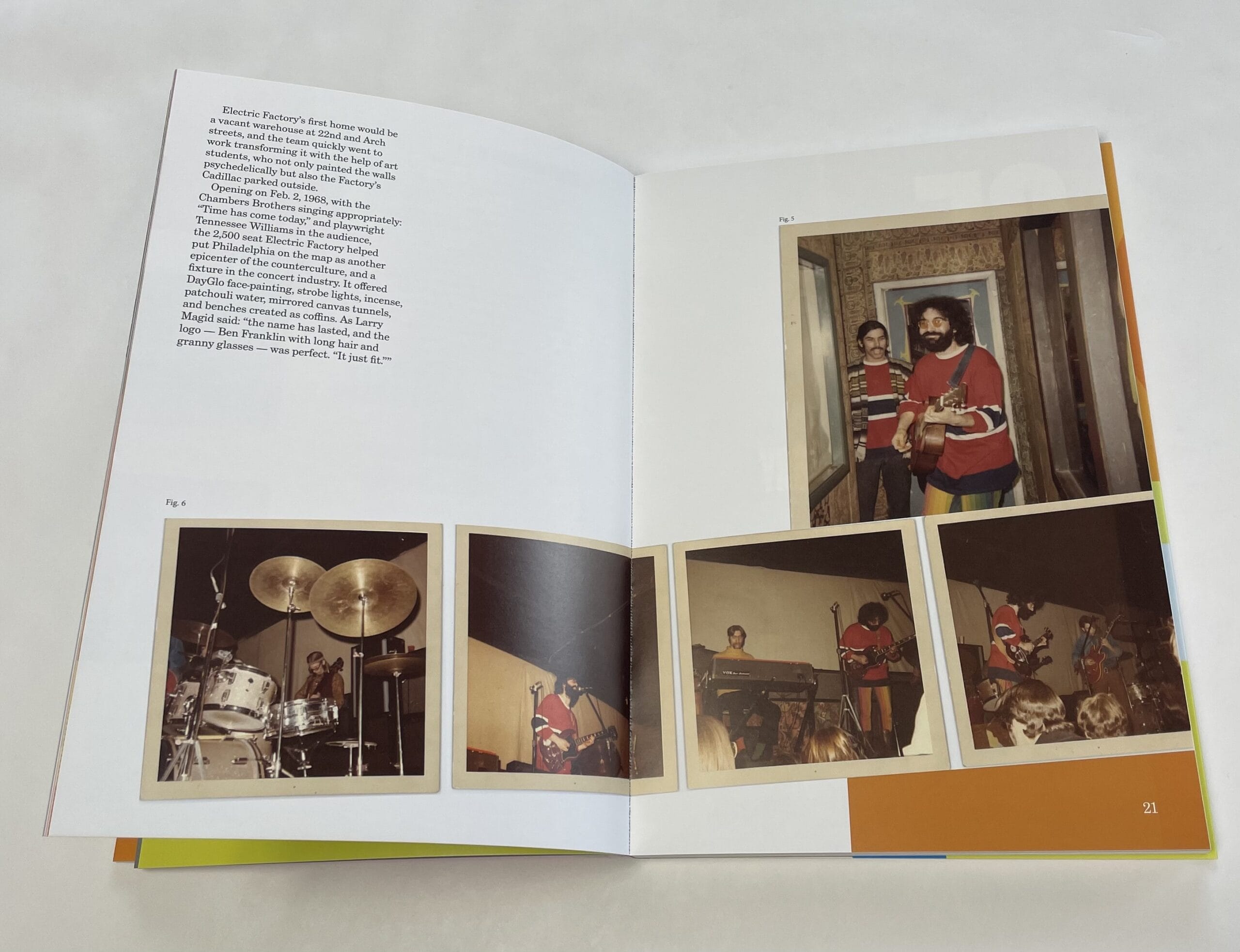 Electrified Remembered commercial printing spread